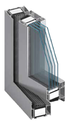 Systém hliníkových oken Aluprof MB-104